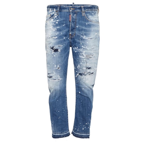 Vaqueros Bro Con Lavado Sal Marina Medio De Dsquared2 En Azul Marino - Image 1