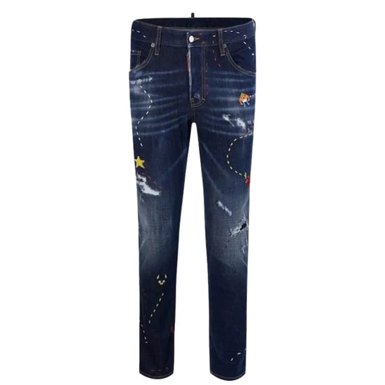 Jeans Dsquared2 Skater Jean Dark Monster Maze Wash Azul - Image 1