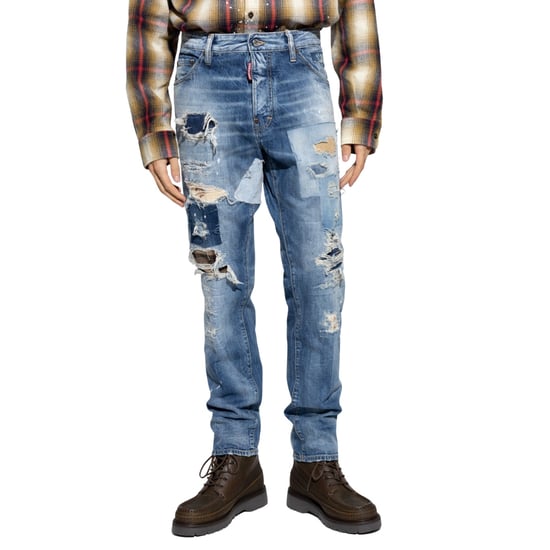 Vaqueros Dsquared2 Denim Cool Guy Patch Azul Marino - Image 2