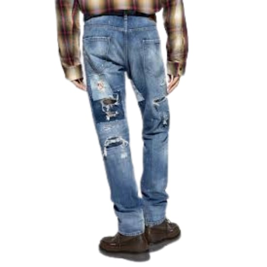 Vaqueros Dsquared2 Denim Cool Guy Patch Azul Marino - Image 3