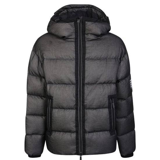 Chaqueta Acolchada Negra Desgastada De Dsquared2 - Image 1
