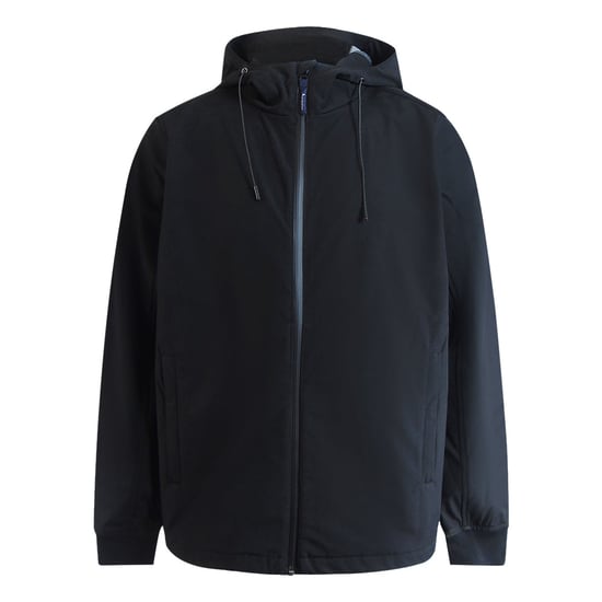 Chaqueta Con Capucha Híbrida Aquascutum Active Shell Negra - Image 1