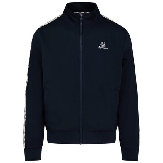 Chaqueta Deportiva Con Cremallera Aquascutum Active Crest Tape Color Azul Marino - Image 1
