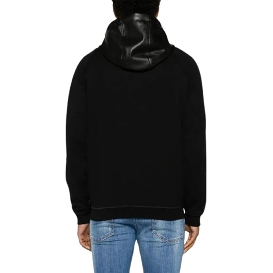 Chaqueta Negra Con Capucha De Contraste De Dsquared2 - Image 3