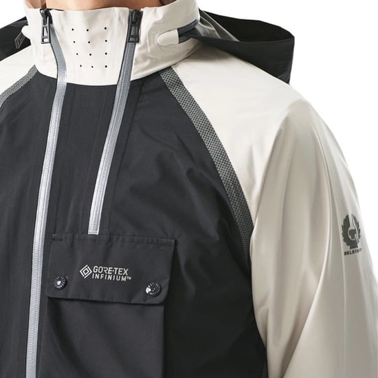 Chaqueta Deportiva Impermeable Belstaff Solid Twin Fawn Black - Image 2