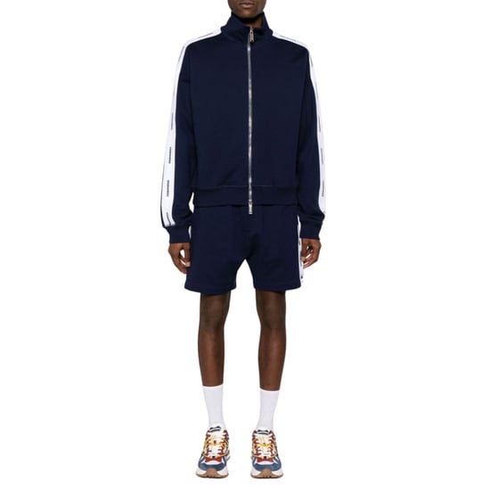Chaqueta Deportiva Azul Marino Con Cinta Del Logo De Dsquared2 - Image 5