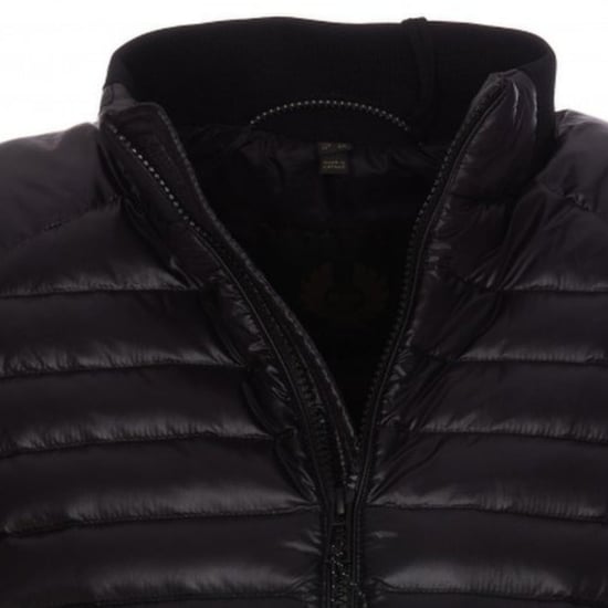 Chaqueta Belstaff Airframe Negra Con Relleno De Plumón - Image 4