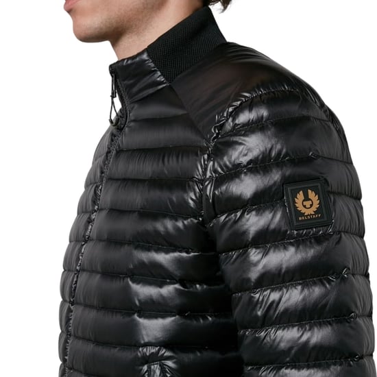 Chaqueta Belstaff Airframe Negra Con Relleno De Plumón - Image 5