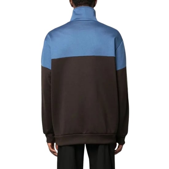 Chaqueta Deportiva Azul Con Estampado De La Hoja De Arce De Dsquared2 - Image 5