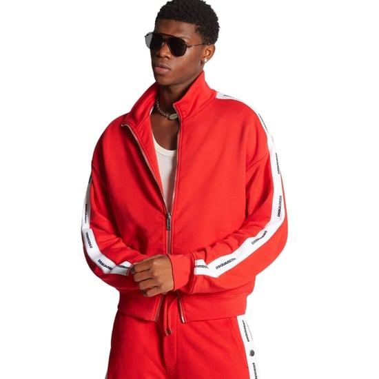 Chaqueta Deportiva Roja Con Cinta Del Logo De Dsquared2 - Image 2