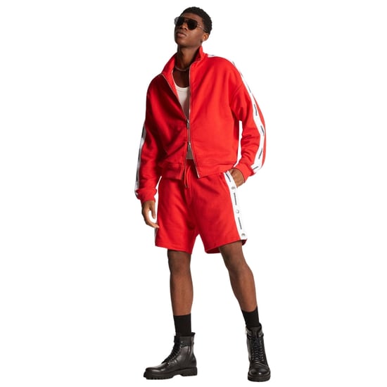 Chaqueta Deportiva Roja Con Cinta Del Logo De Dsquared2 - Image 5