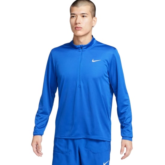 Camiseta De Running Nike Azul Real Con Cremallera De 1/4 - Image 1