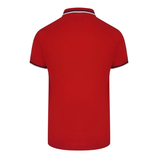 Polo Aquascutum Active De Algodón A Rayas Dry-fit Rojo - Image 2