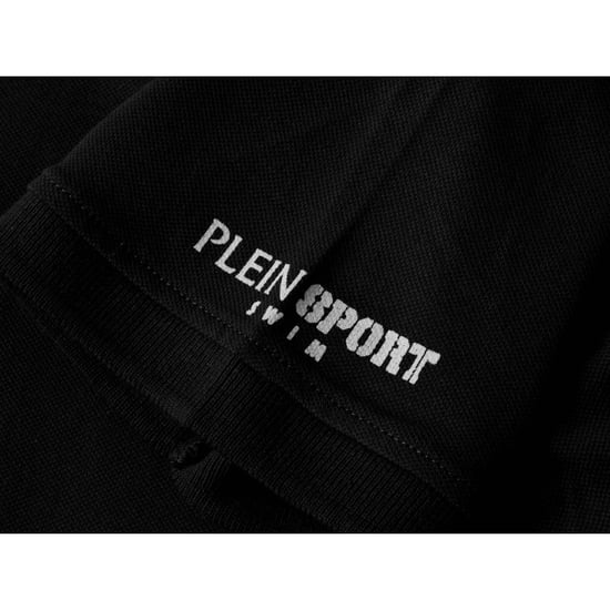 Polo Negro Con Logotipo Pequeño De Plein Sport - Image 4