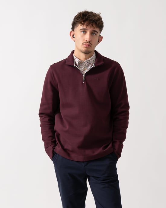 Suéter Mason Con Media Cremallera De La Marca Ted Baker Actos - Image 1