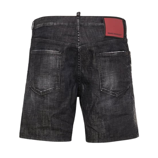 Dsquared2 Marine Bermudas Denim Pantalones Cortos Negros - Image 2