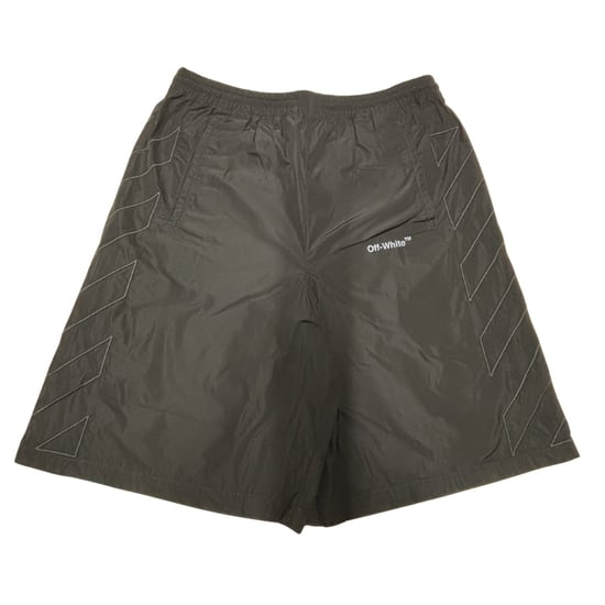 Pantalones Cortos Deportivos Negros Off-white Diag Outline - Image 1