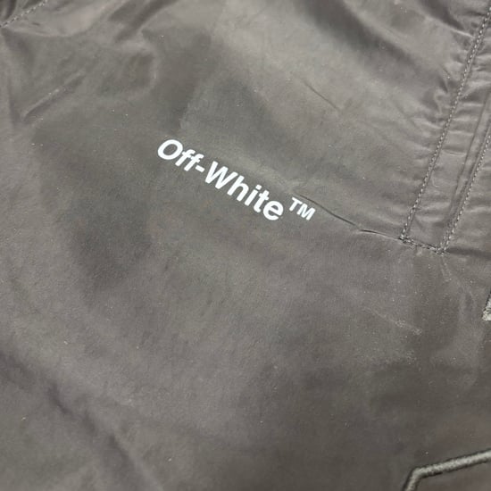 Pantalones Cortos Deportivos Negros Off-white Diag Outline - Image 5