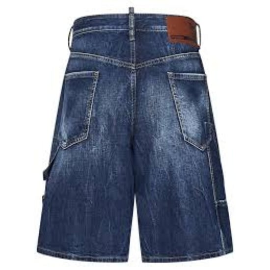 Pantalones Cortos De Carpintero Dark Semplice De Dsquared2 En Azul Marino - Image 2