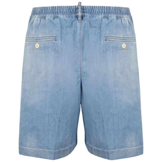 Pantalones Cortos Vaqueros Azul Claro De Corte Relajado De Dsquared2 - Image 2