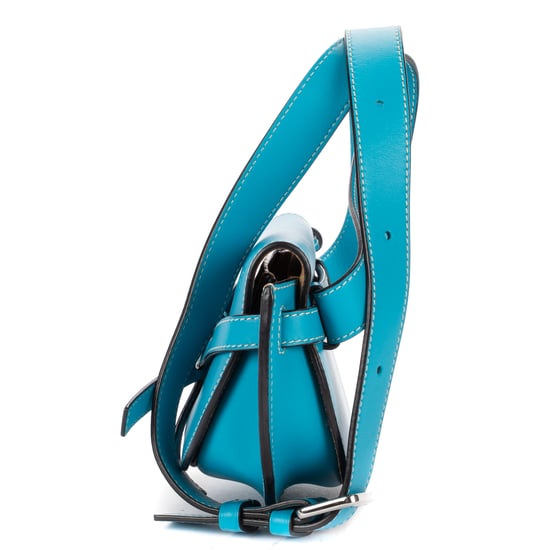 Loewe Mini Gate Waist Bag Mini en azul Cuero de ternero - Image 3