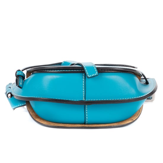 Loewe Mini Gate Waist Bag Mini en azul Cuero de ternero - Image 6