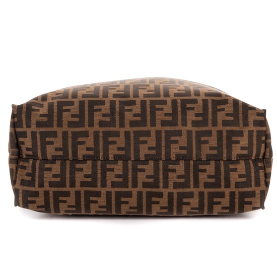 Fendi Shopper Tote  en  marrón oscuro Lienzo - Image 5