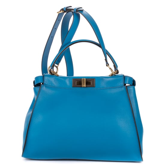 Fendi Medium Peekaboo Medium en  azul Cuero de becerro - Image 5