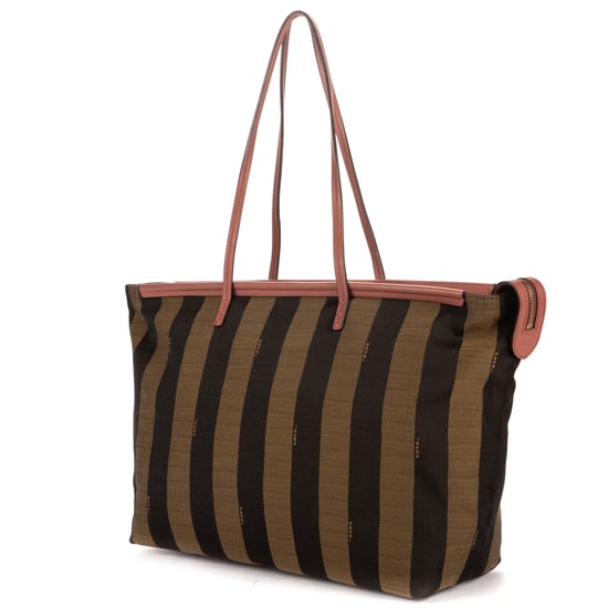 Fendi Large Pequin Zip Tote Large en  rosa Cuero de ternero - Image 2