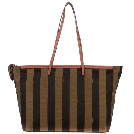 Fendi Large Pequin Zip Tote Large en  rosa Cuero de ternero - Image 5