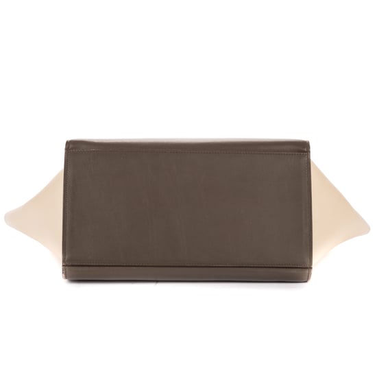 Celine Tricolor Trapeze Small en gris Cuero de ternero - Image 6