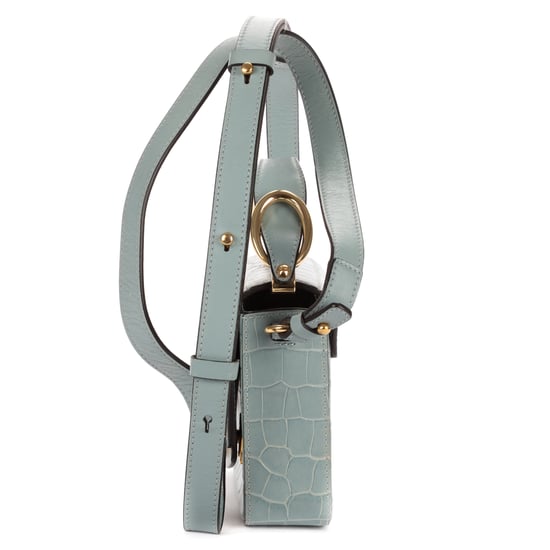 Chloé Mini C Crossbody en azul Cuero de ternero - Image 3