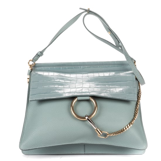 Chloé Medium Faye Bag Medium en azul claro Cuero de ternera - Image 1