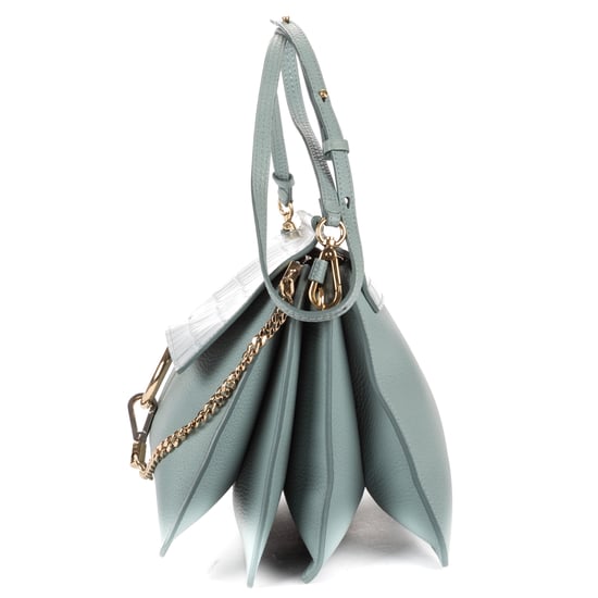 Chloé Medium Faye Bag Medium en azul claro Cuero de ternera - Image 3