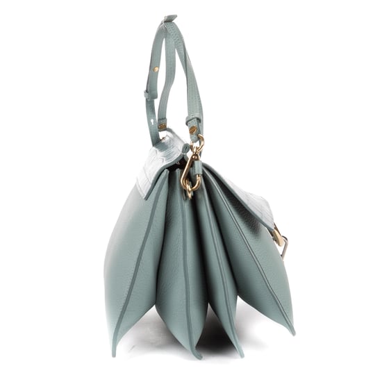 Chloé Medium Faye Bag Medium en azul claro Cuero de ternera - Image 4