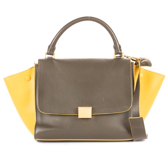 Celine Trapeze Small en caqui Cuero de ternero - Image 1
