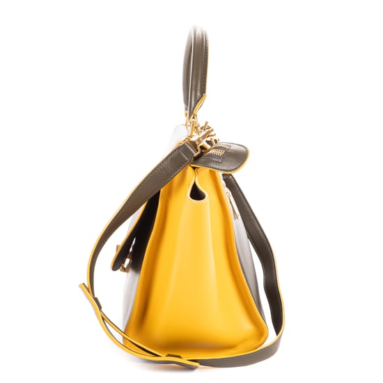 Celine Trapeze Small en caqui Cuero de ternero - Image 3