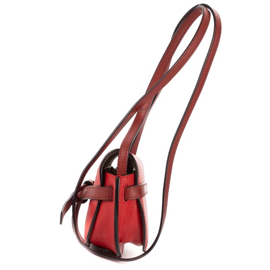 Loewe Mini Gate Crossbody Mini en rojo Cuero de ternero - Image 3