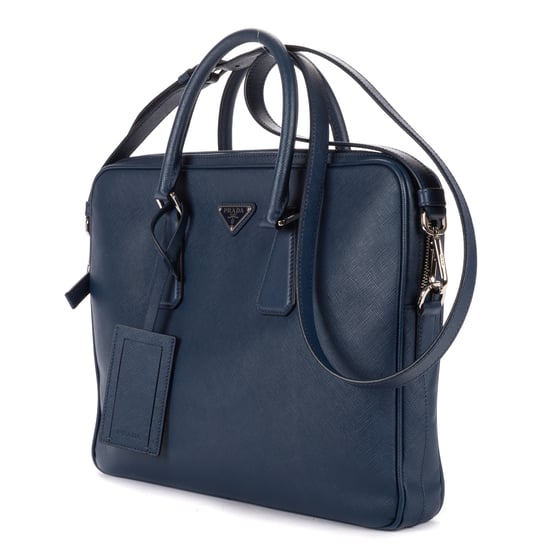 Prada Briefcase  en  azul Cuero de ternero - Image 2