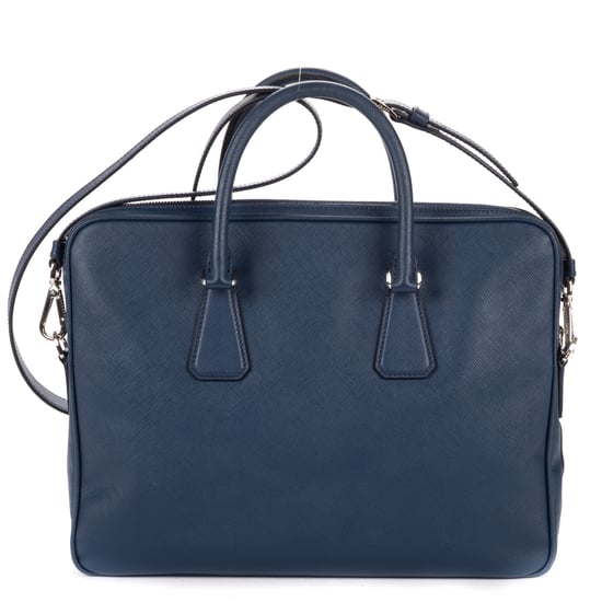 Prada Briefcase  en  azul Cuero de ternero - Image 5