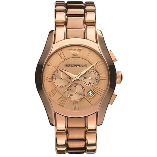 Emporio Armani AR0365 Rose Gold Chronograph Men's Watch - Image 1