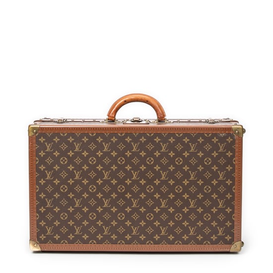 Louis Vuitton Vintage Gemine Trave Case Trunk for Shoes en marrón Lienzo recubierto - Image 1