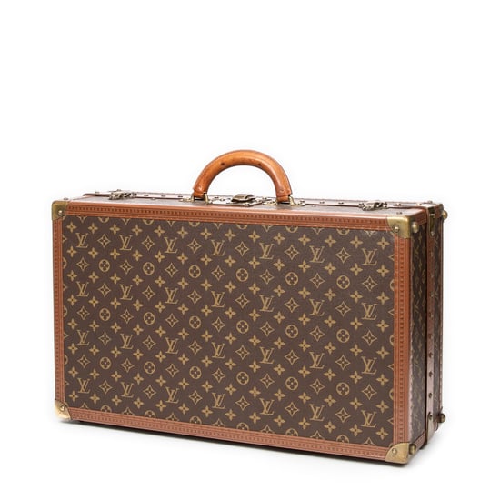 Louis Vuitton Vintage Gemine Trave Case Trunk for Shoes en marrón Lienzo recubierto - Image 2