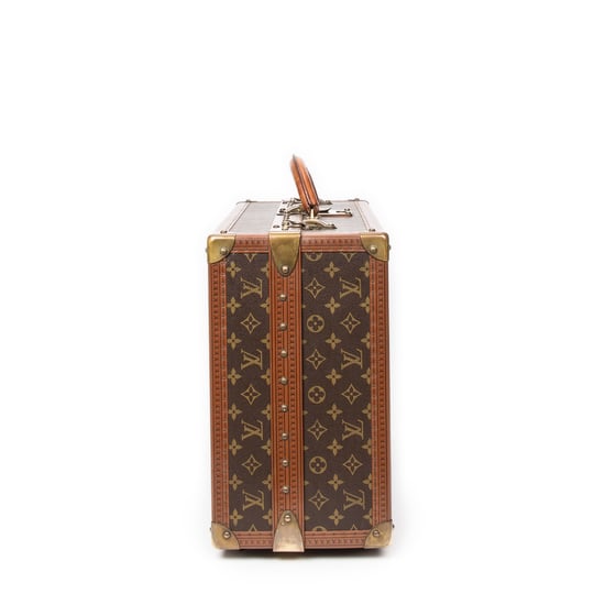 Louis Vuitton Vintage Gemine Trave Case Trunk for Shoes en marrón Lienzo recubierto - Image 4