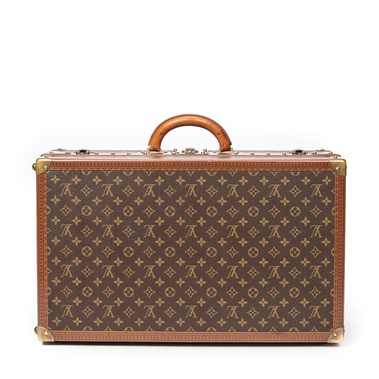 Louis Vuitton Vintage Gemine Trave Case Trunk for Shoes en marrón Lienzo recubierto - Image 5
