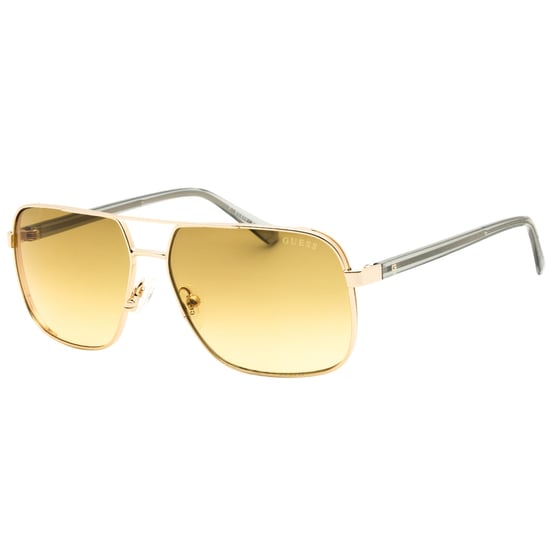 Gafas De Sol Guess Brillantes Con Degradado Dorado Pálido Y Marrón - Image 2