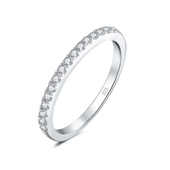 Anillo de Plata de Ley 'Eternal Sparkle' para Mujeres con Circonitas BIAN018 - Image 2