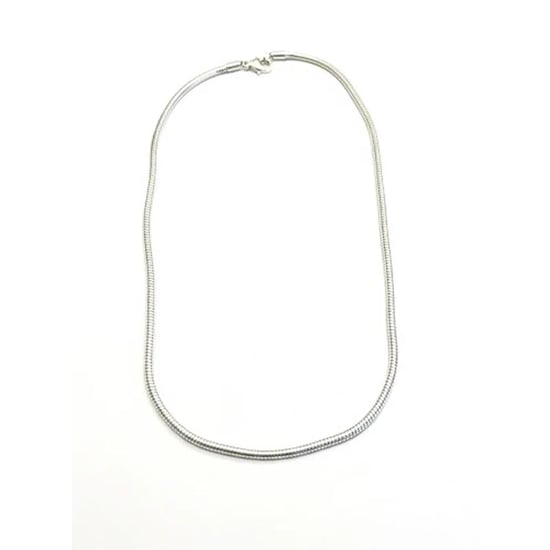 Collar de Cadena de Serpiente para Mujeres en Plata Esterlina 925 BICLL045 - Image 1