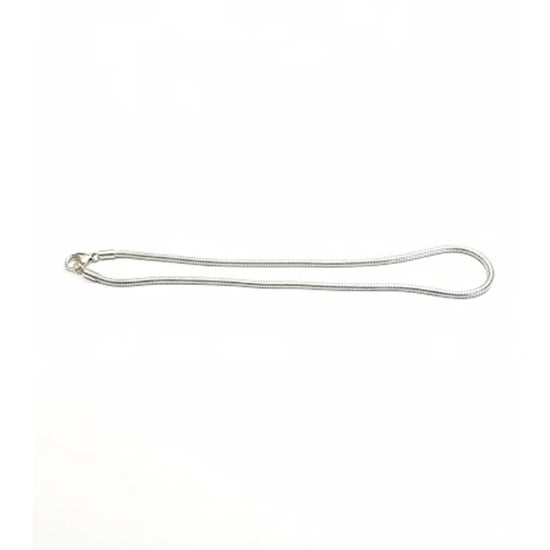 Collar de Cadena de Serpiente para Mujeres en Plata Esterlina 925 BICLL045 - Image 3