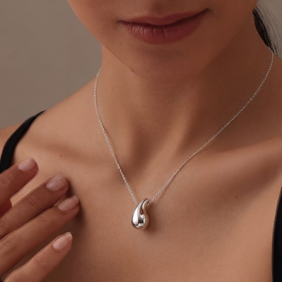 Collar de Gota para Mujer en Plata de Ley 925 BICLL026 - Image 2
